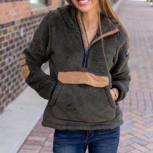 North face camp shirehoodie